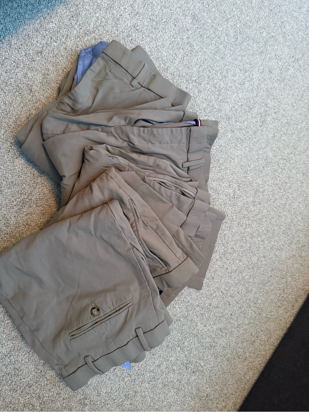 Tommy Hilfiger Men's Taupe Chino Pants set of 5.